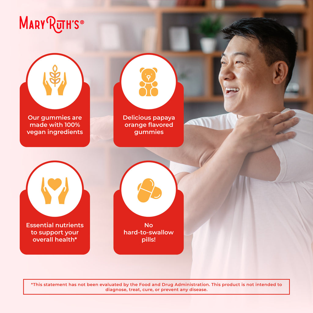 Men’s Multivitamin Gummies Papaya Orange 60ct Benefits