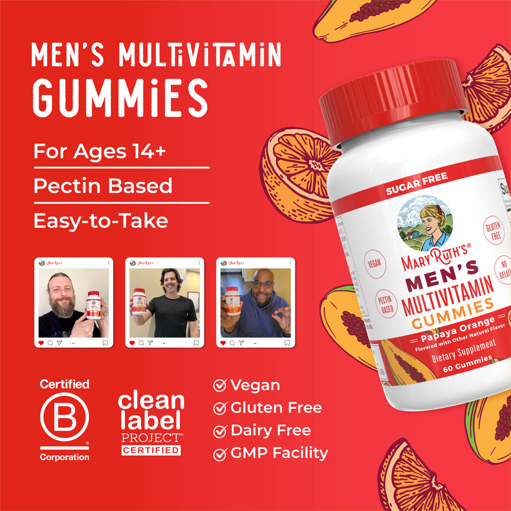 Men’s Multivitamin Gummies Papaya Orange 60ct 8