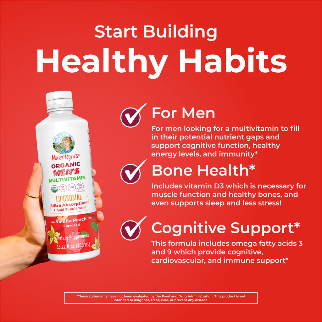 Men’s Organic Multivitamin Liposomal 15oz Healthy Habits