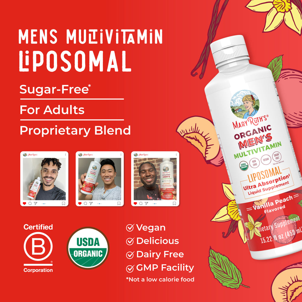 Men’s Organic Multivitamin Liposomal 15oz 8
