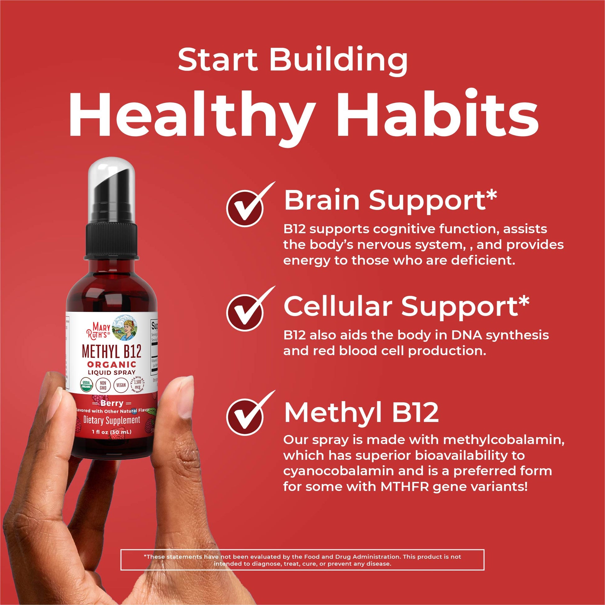 Methyl B12 Organic Spray Healthy Habits