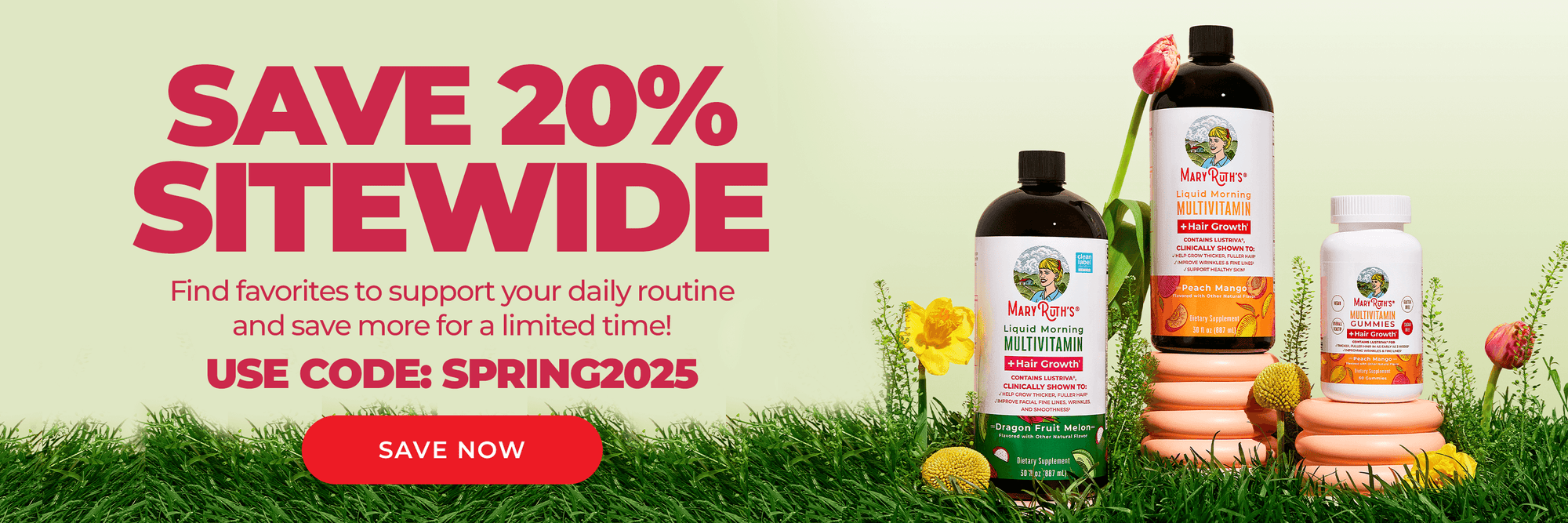 Save 20% Sitewide