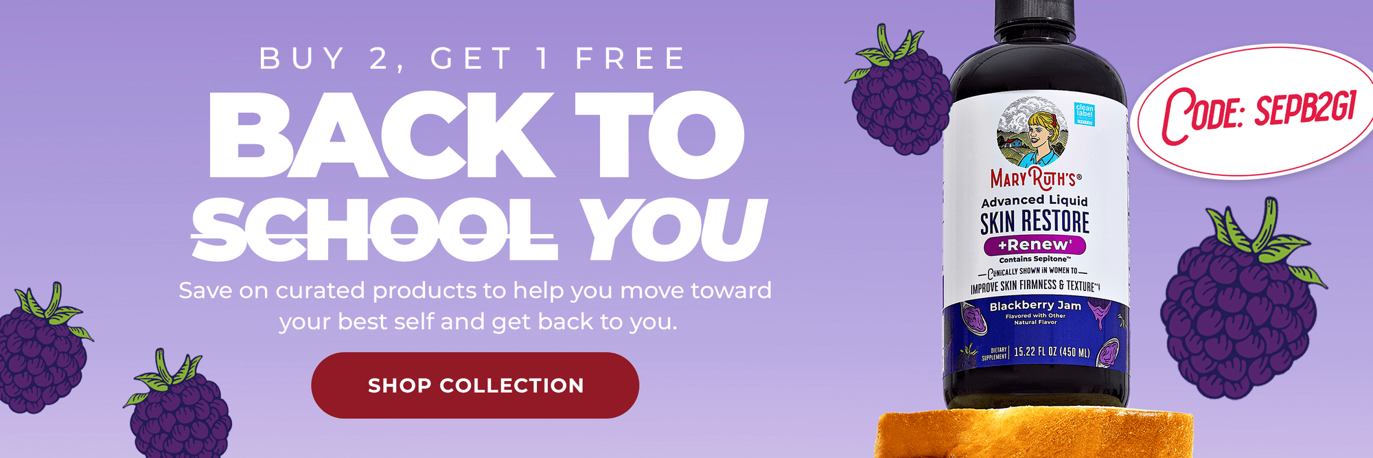 Buy 2 Get 1 Free - Back To You