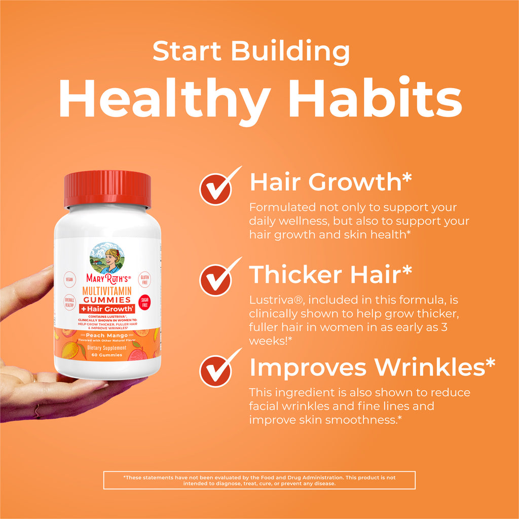 Multivitamin Hair Growth Gummies Healthy Habits