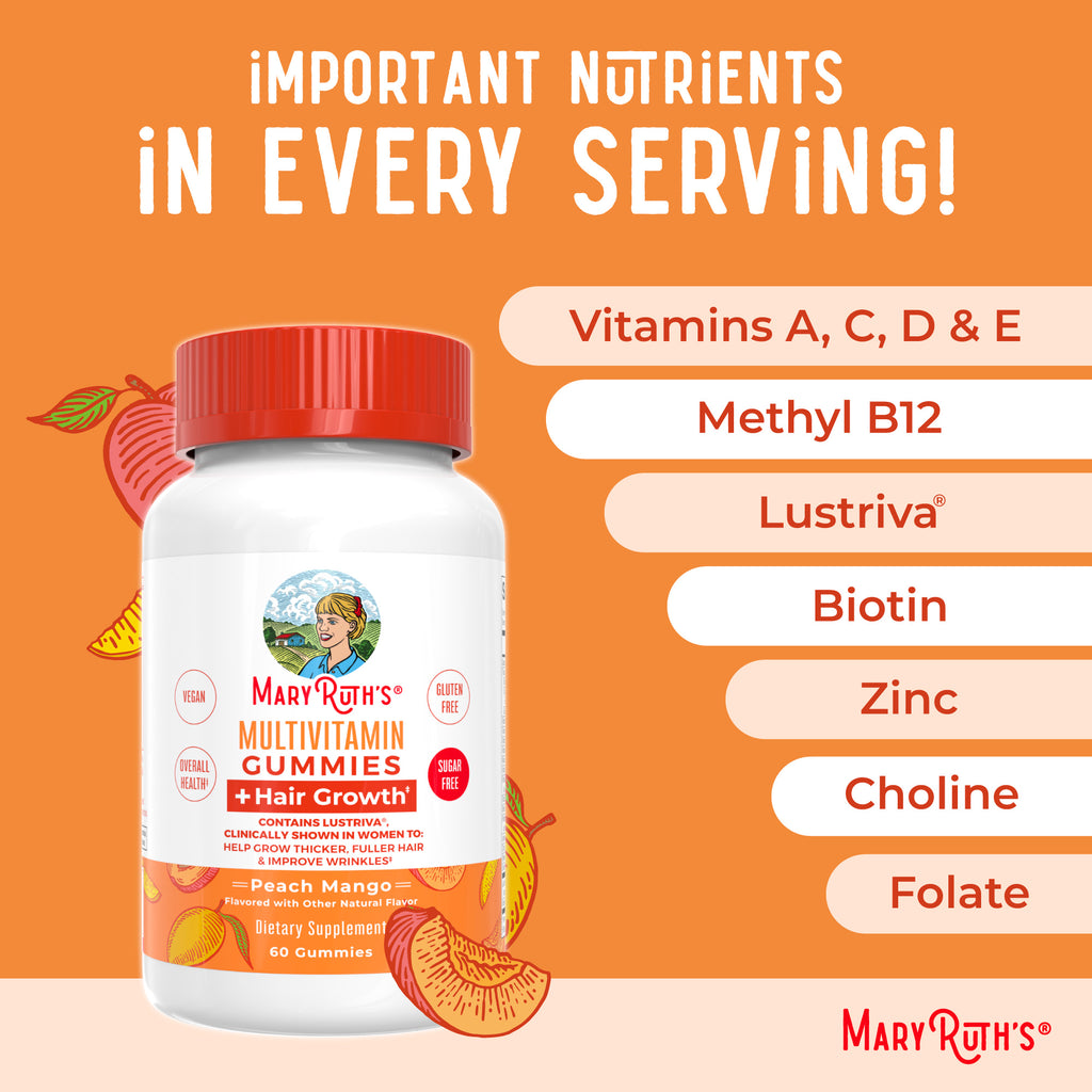 Multivitamin Hair Growth Gummies Ingredients