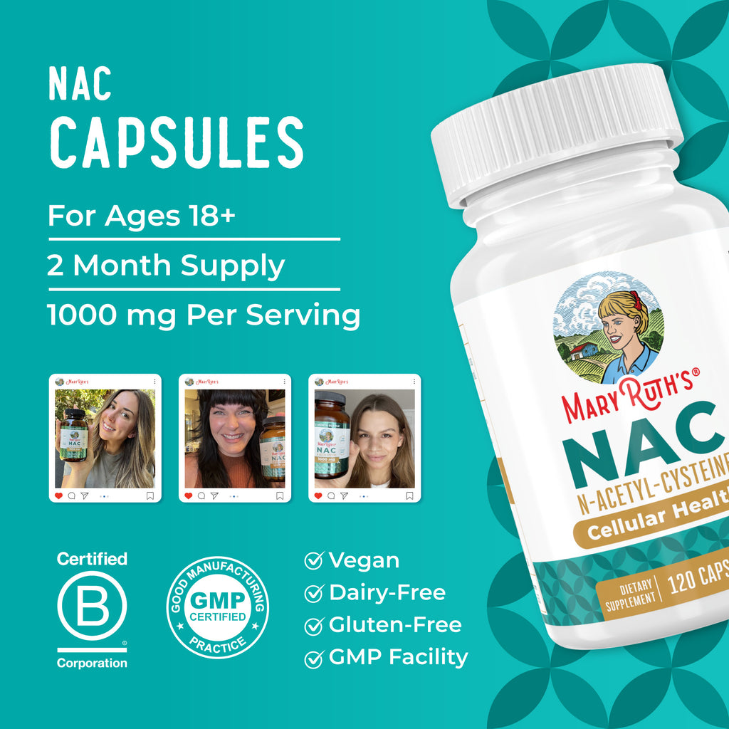 N-acetyl-cysteine (NAC) MaryRuth Organics N-acetyl-cysteine (NAC) MaryRuth Organics