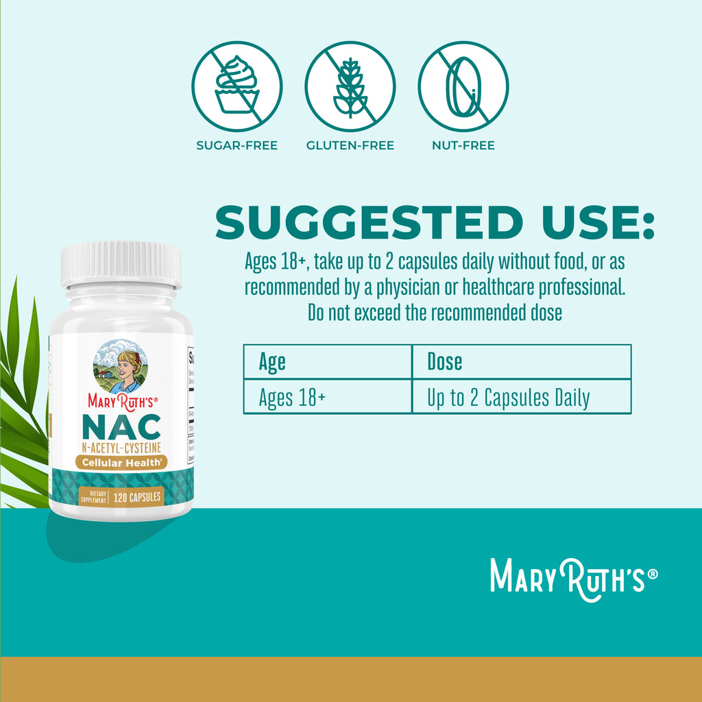 N-acetyl-cysteine (NAC) MaryRuth Organics N-acetyl-cysteine (NAC) MaryRuth Organics