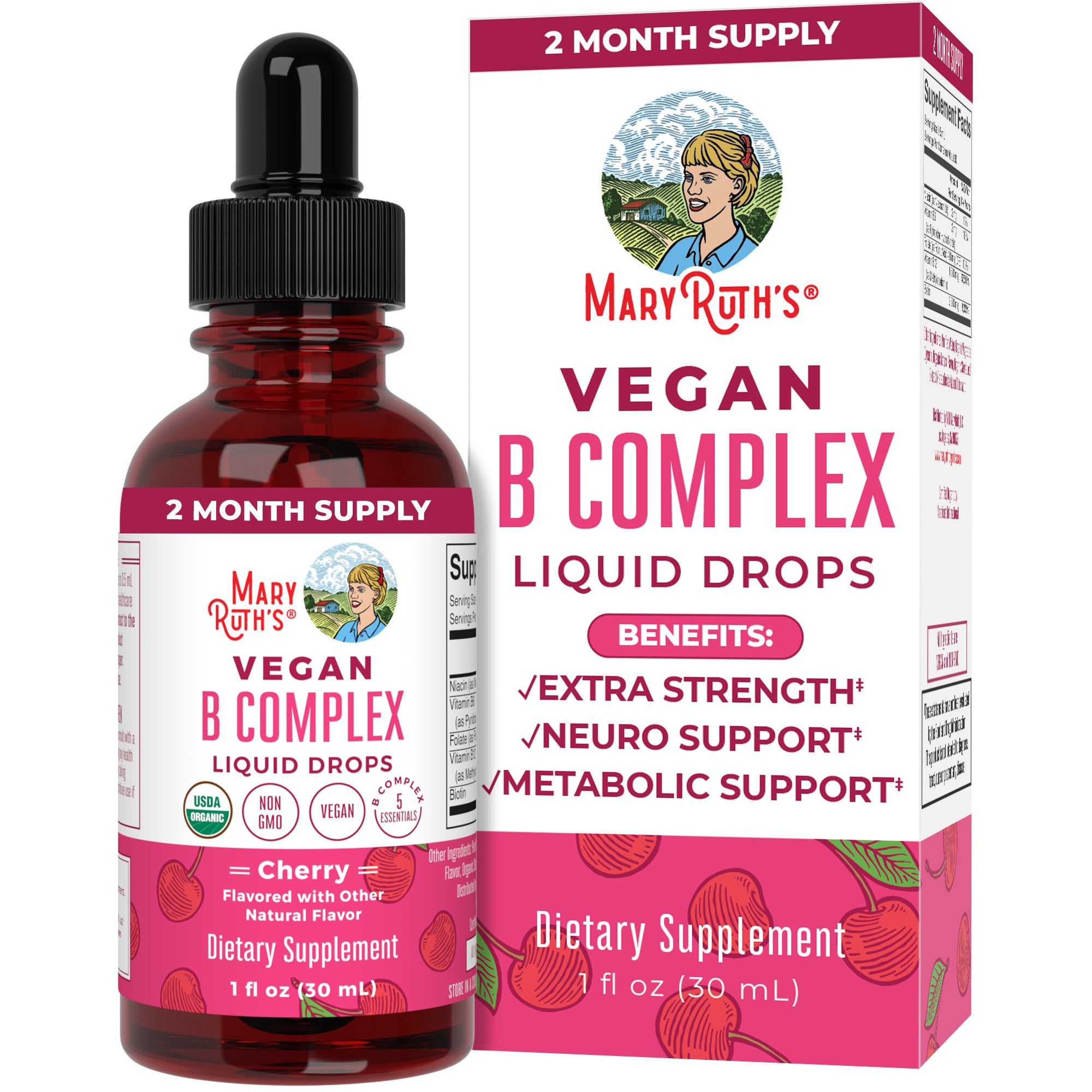 Vitamin B Complex Liquid Drops – MaryRuth Organics