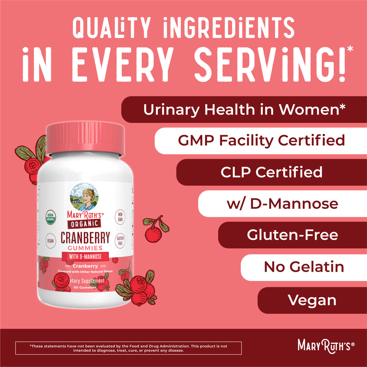 Organic Cranberry Gummies