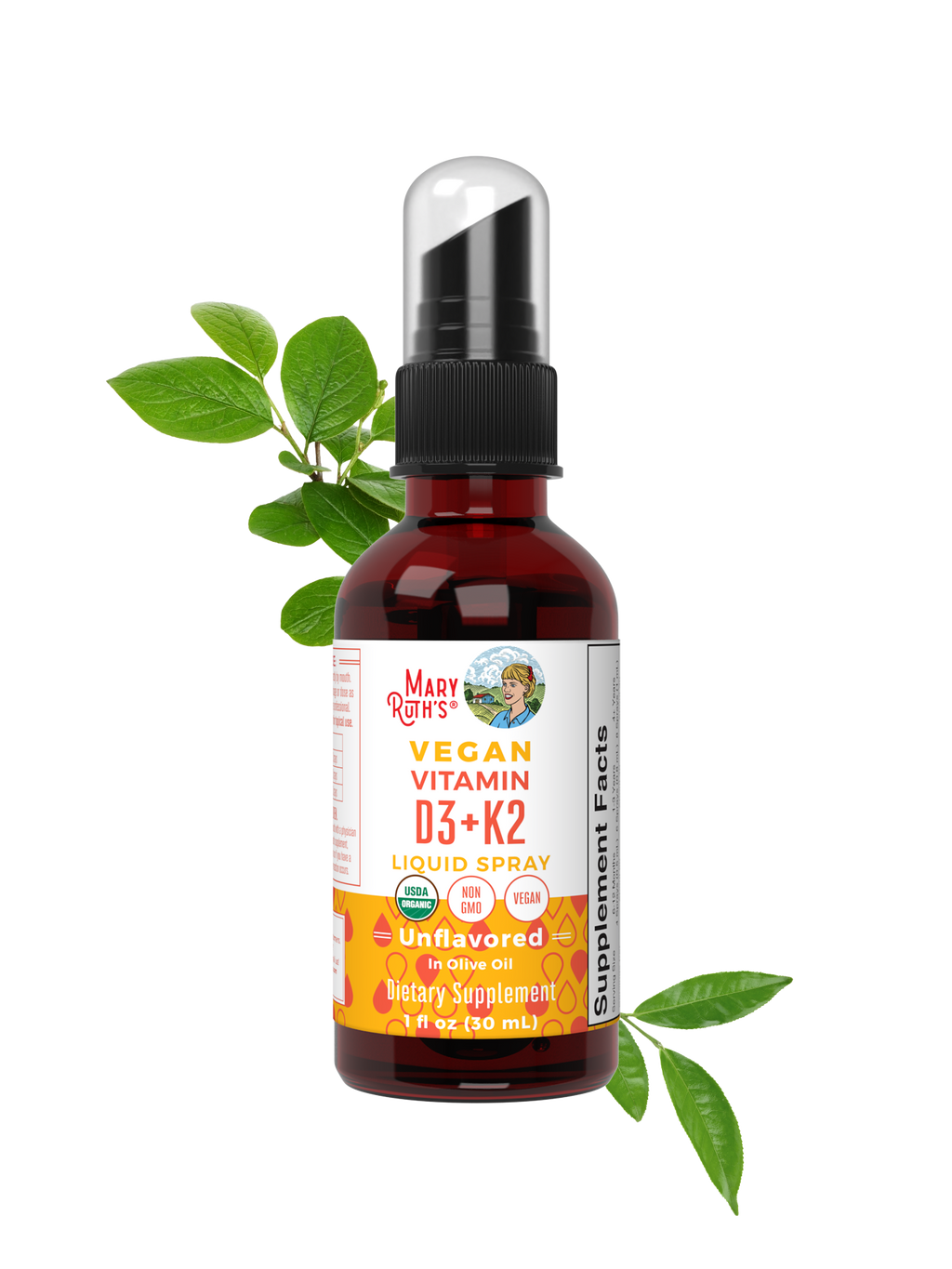 Organic D3 K2 Spray Unflavored 1oz