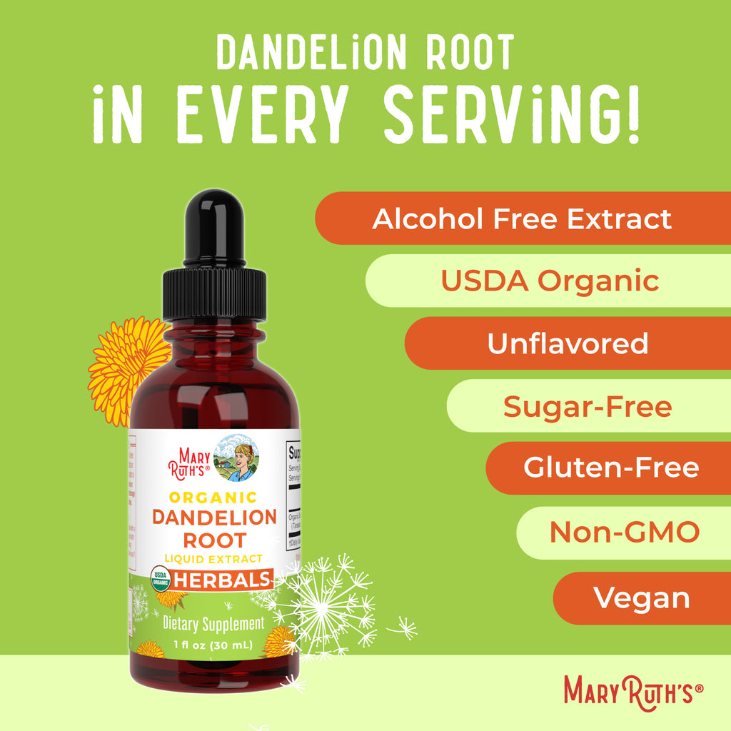 Organic Dandelion Root Liquid Extract Ingredients