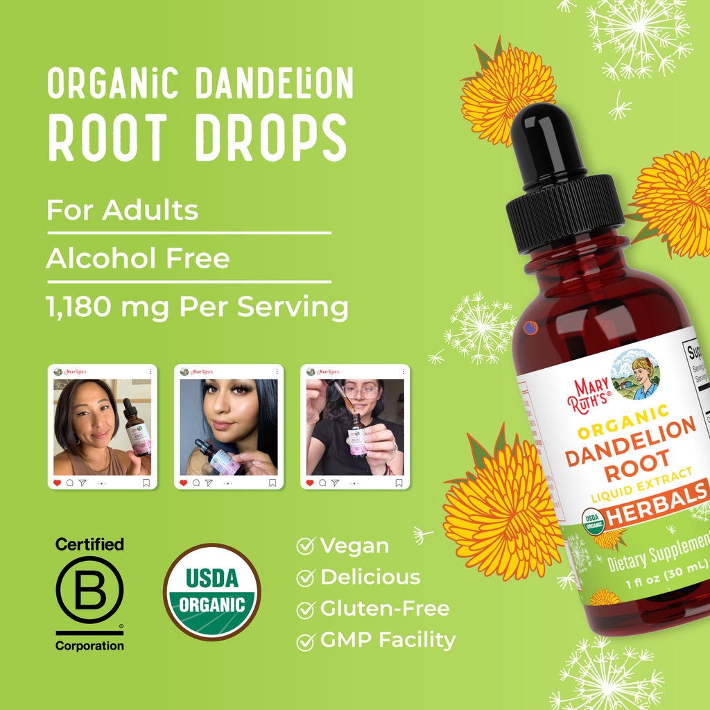 Organic Dandelion Root Liquid Extract 8