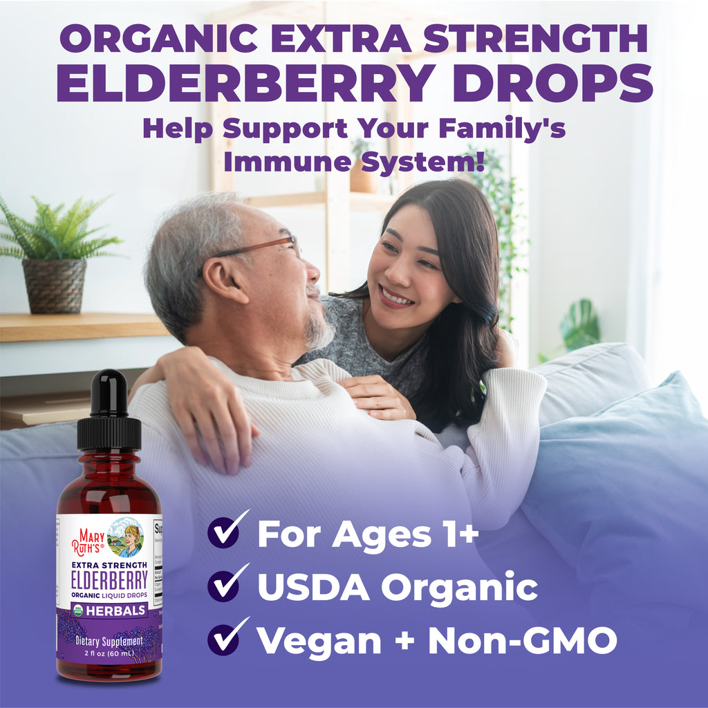 Organic Elderberry Extra Strength Liquid Drops 9