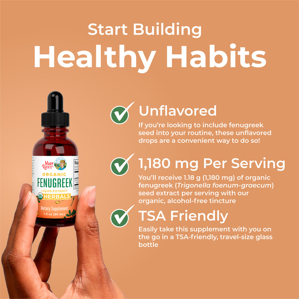 Organic Fenugreek Seed Liquid Extract Healthy Habits