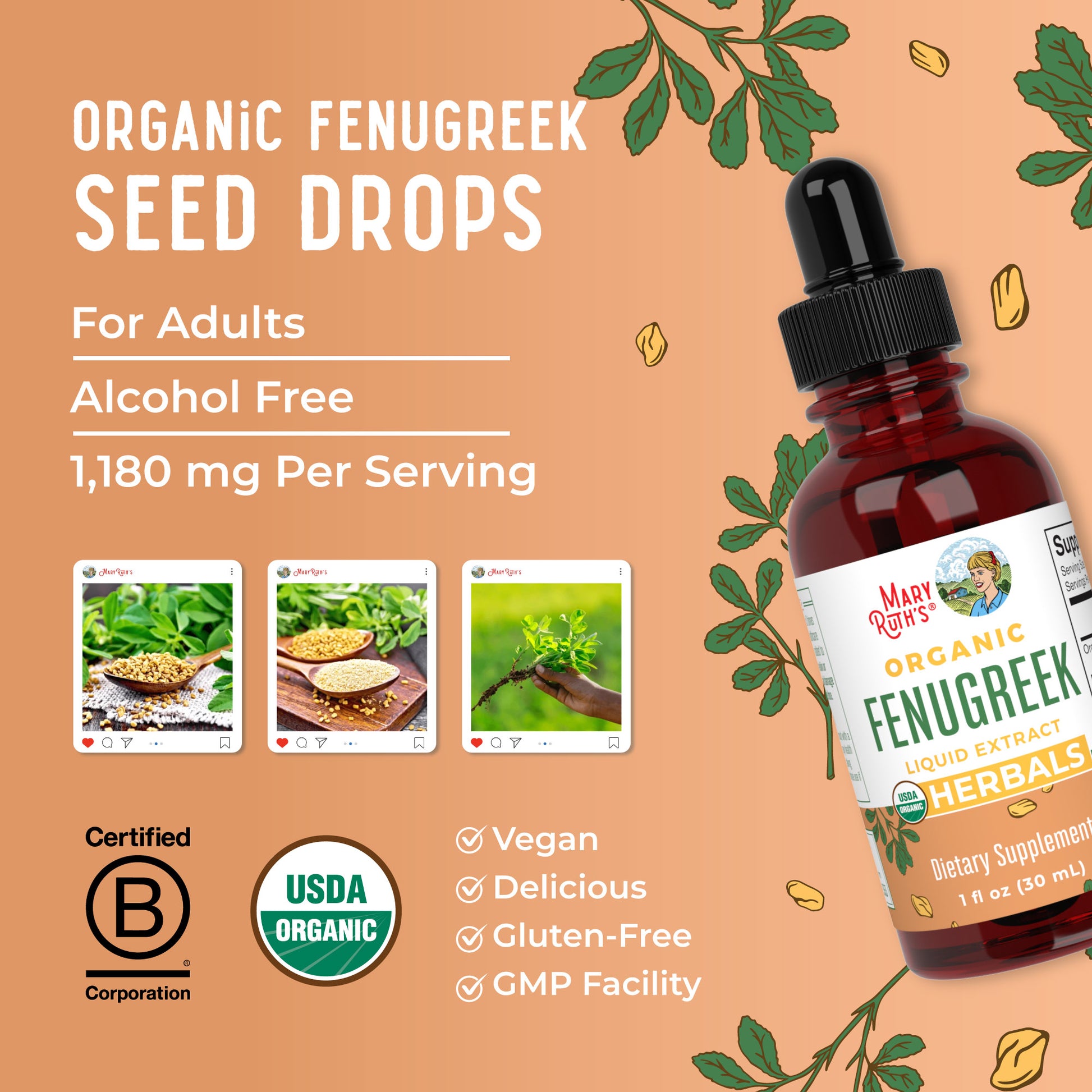 Organic Fenugreek Seed Liquid Extract 8