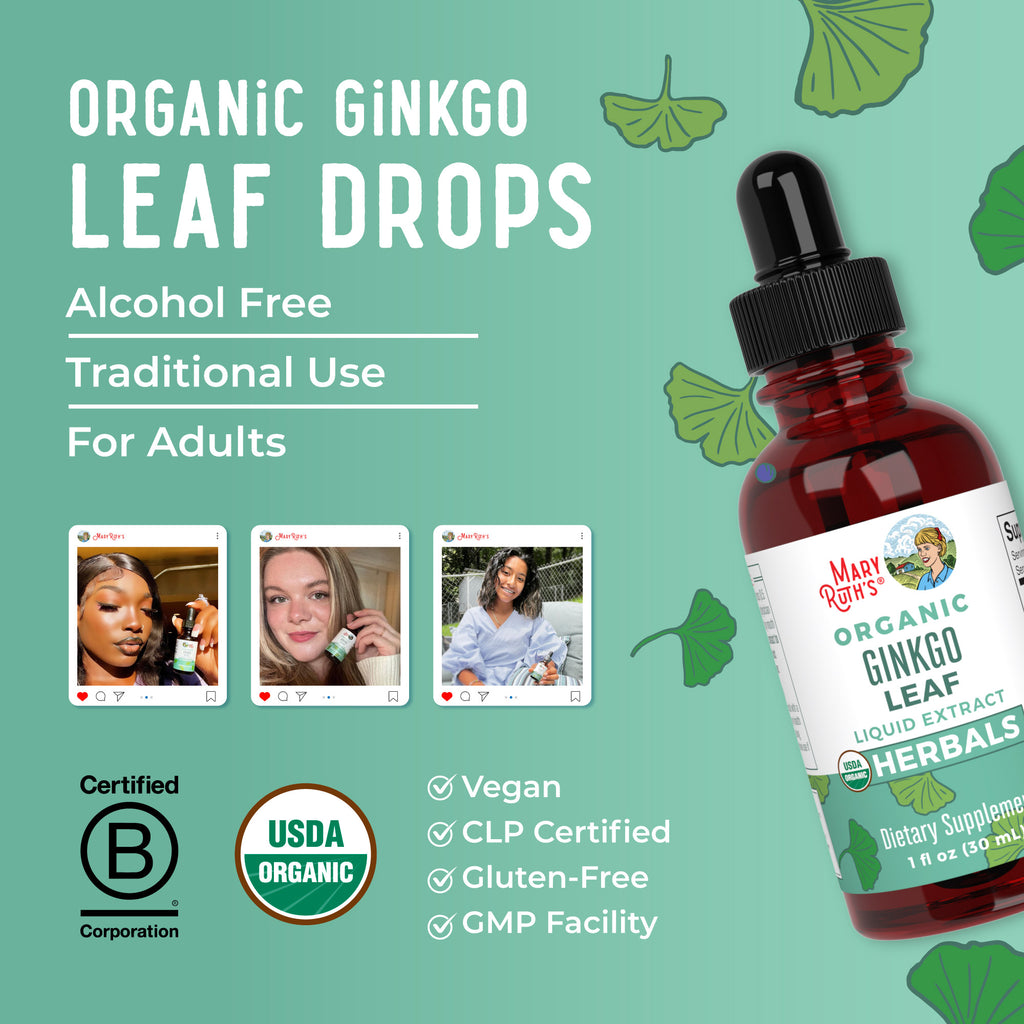 Organic Ginkgo Leaf Liquid Drops 8