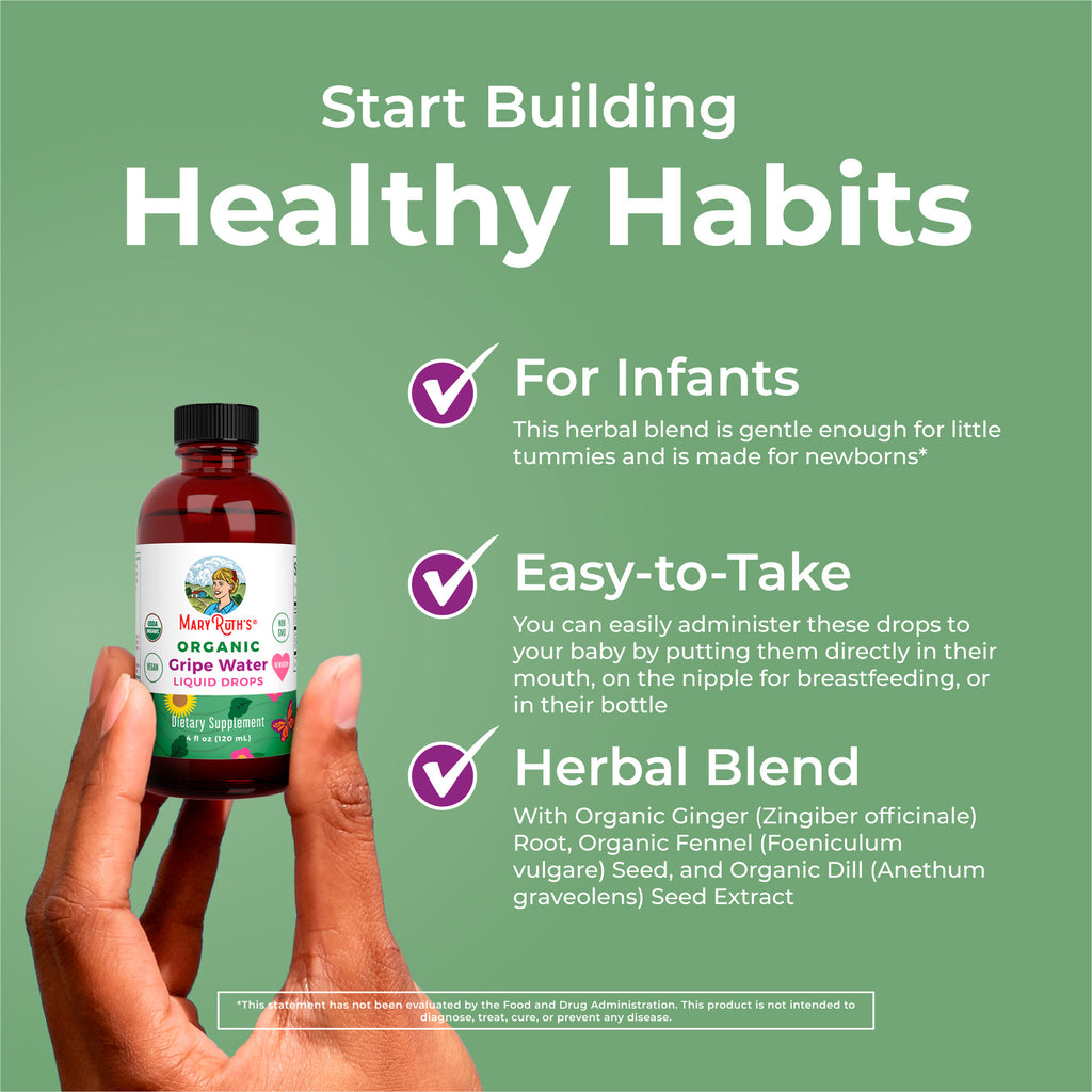 Organic Gripe Water Liquid Drops Healthy Habits