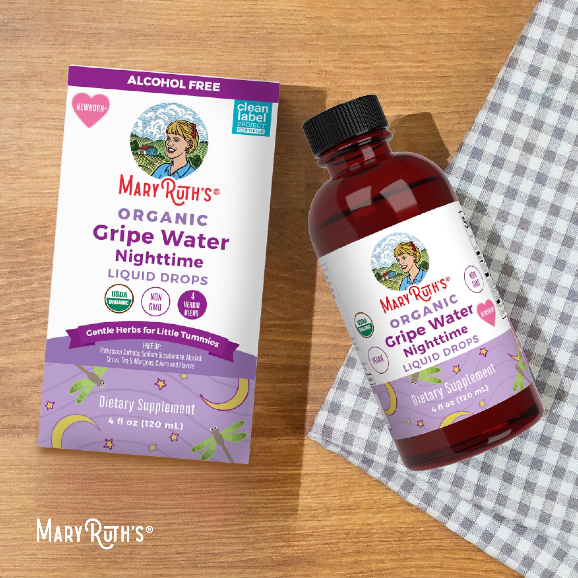 Organic Gripe Water Nighttime Liquid Drops 9