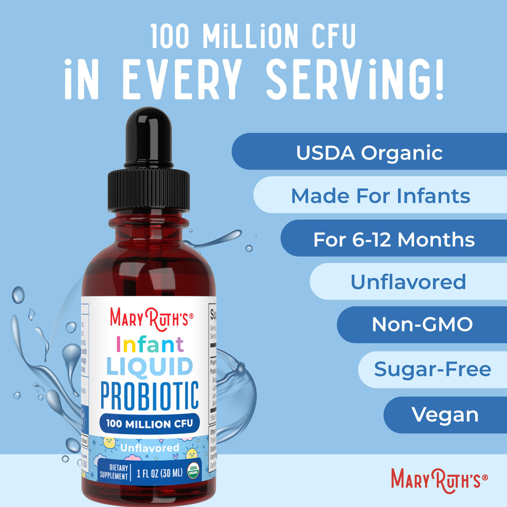 Organic Infant Liquid Probiotic Ingredients