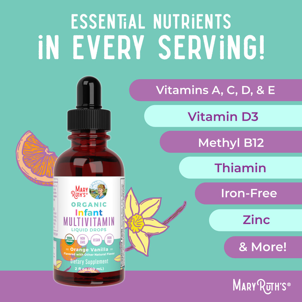 Organic Infant Multivitamin Liquid Drops Ingredients
