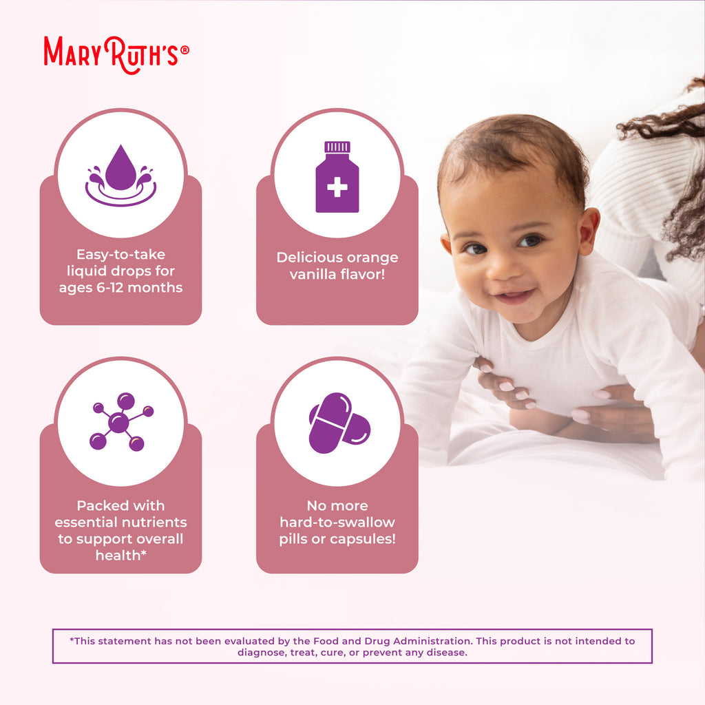 Organic Infant Multivitamin with Iron Liquid Drops Benefits