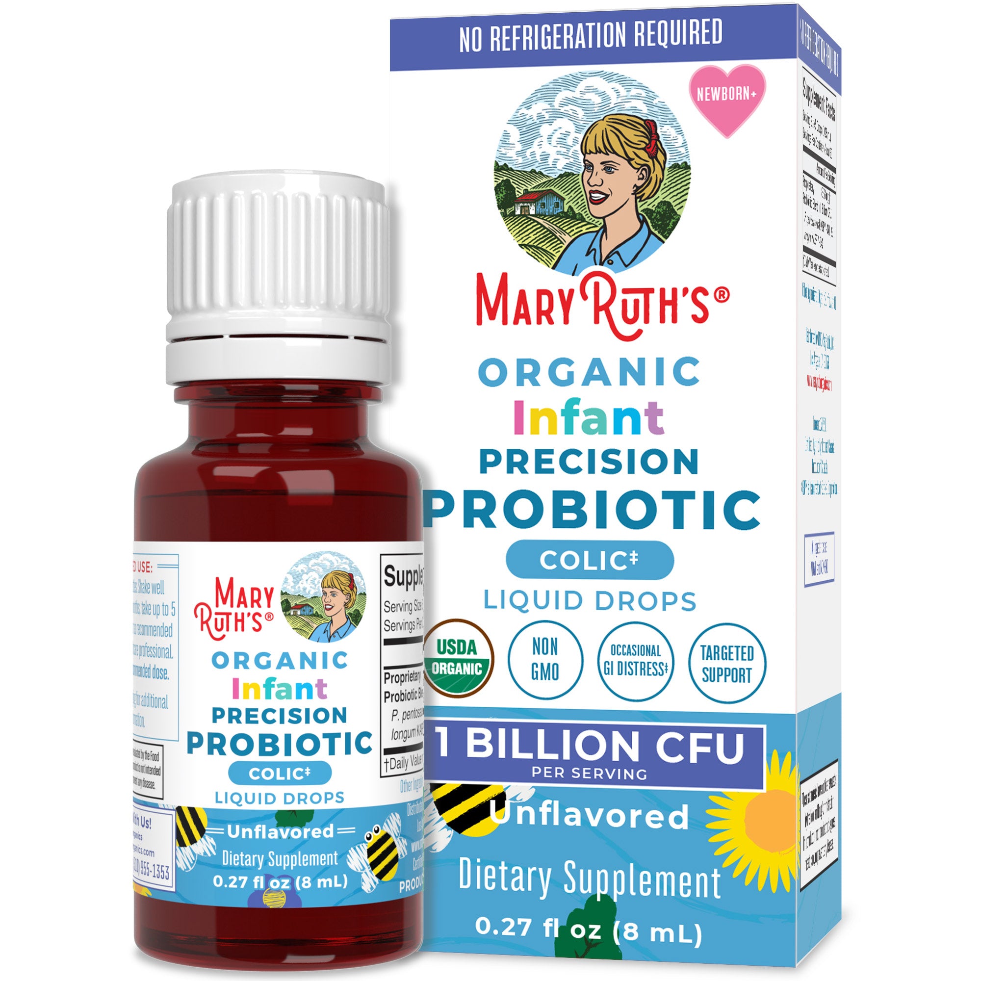 Mary Ruth Line Organic Infant Precision Probiotic Colic Liquid Drops – MaryRuth Organics