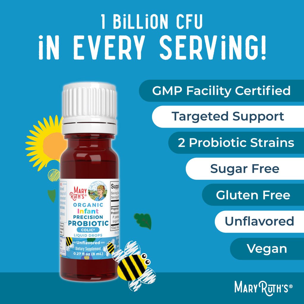 Organic Infant Precision Probiotic Colic Liquid Drops Ingredients