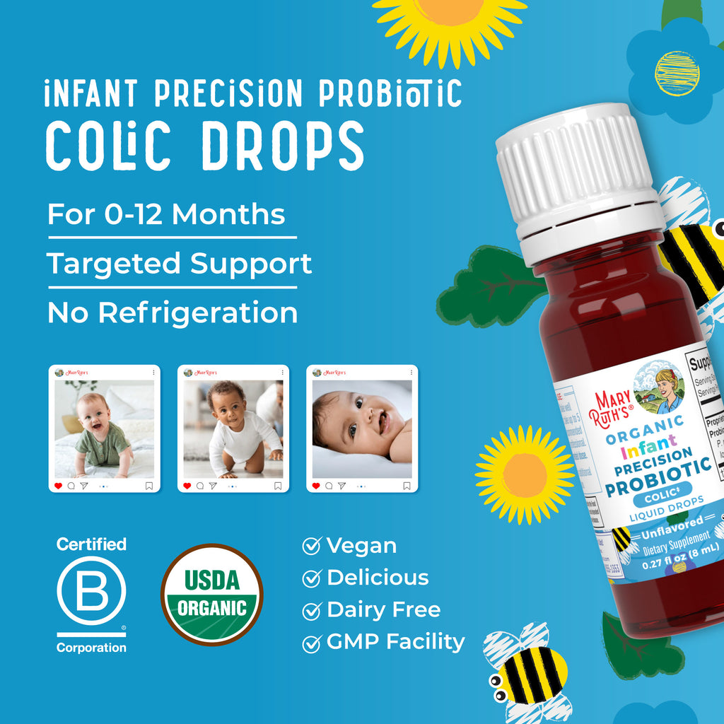 Organic Infant Precision Probiotic Colic Liquid Drops 8