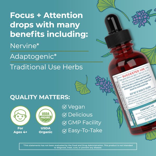 Mary Ruth Adhd Kids Focus & Attention Vitamin Liquid Drops – MaryRuth Organics