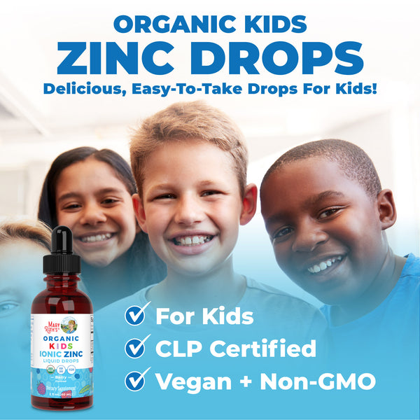 Kids Liquid Zinc Drops MaryRuth Organics