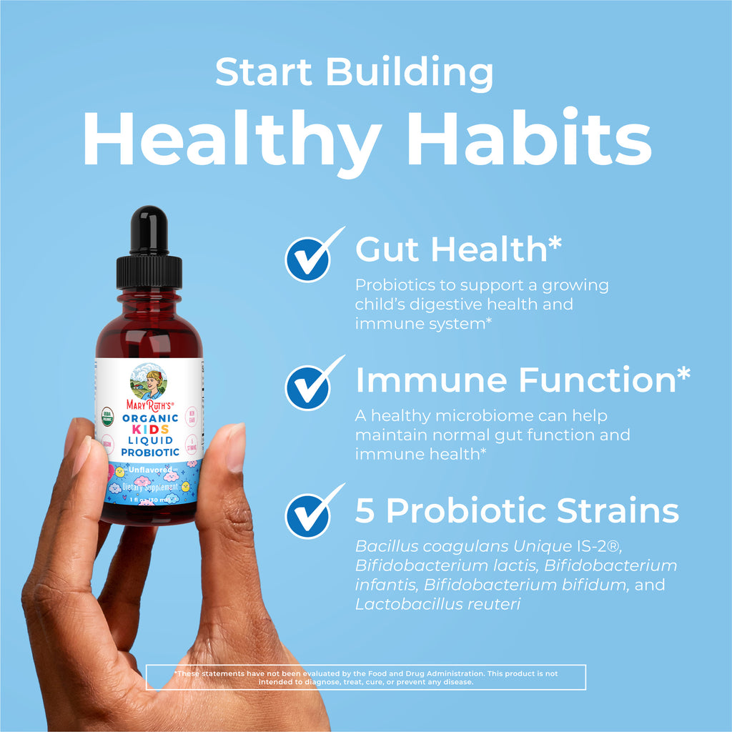 Organic Kids Liquid Probiotic Healthy Habits