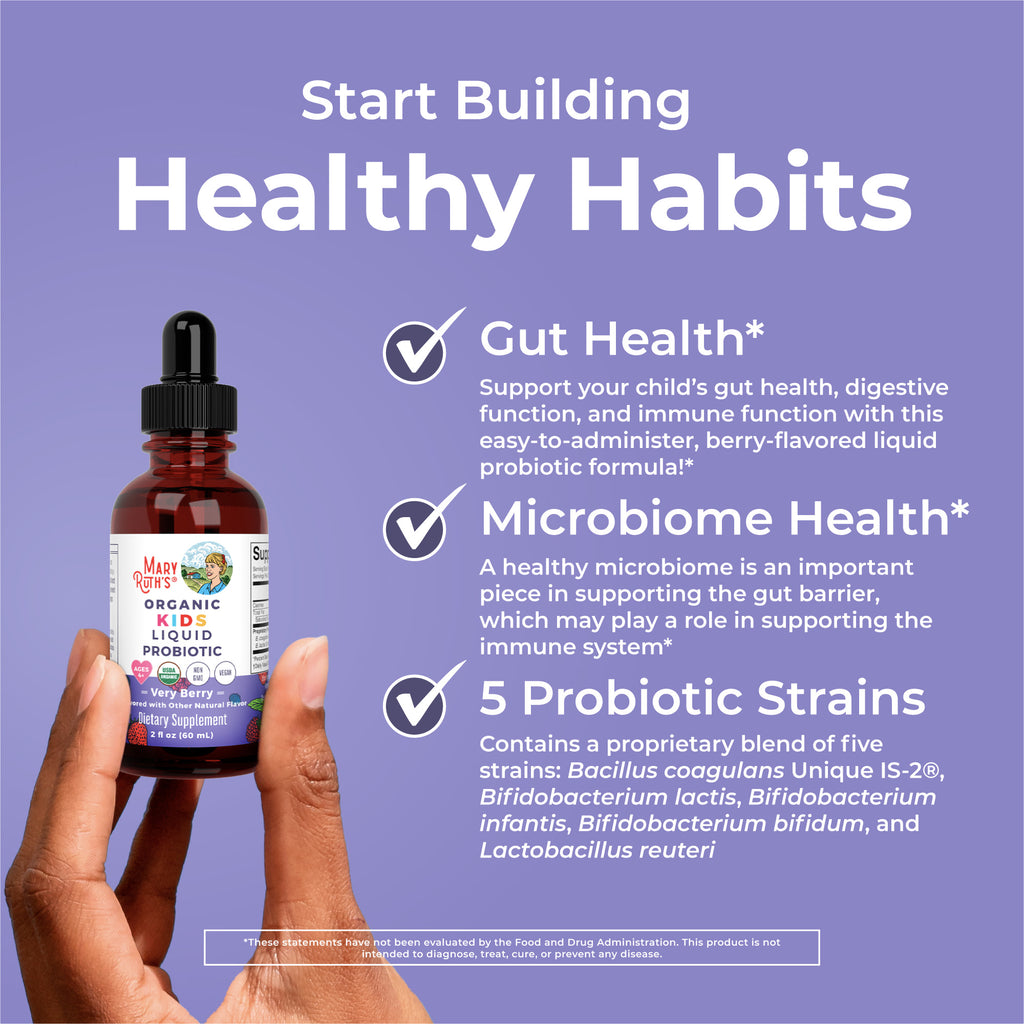 Organic Kids Liquid Probiotic Very Berry 2oz Healthy Habits