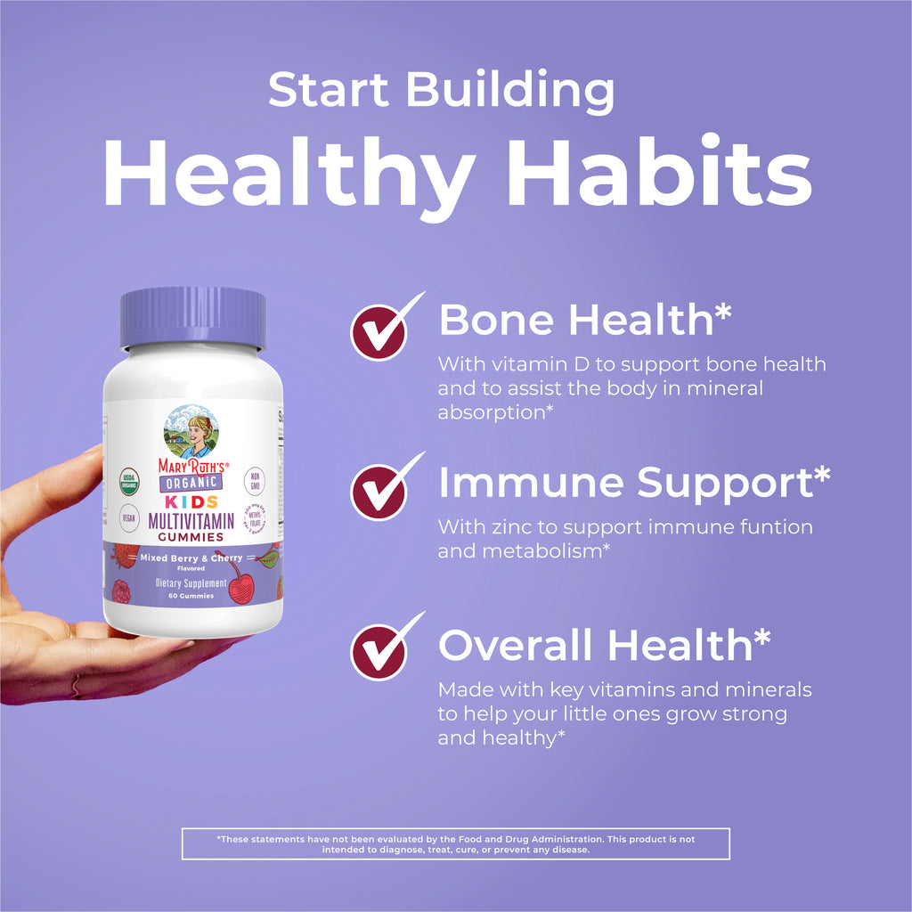Organic Kids Multivitamin Gummies Healthy Habits