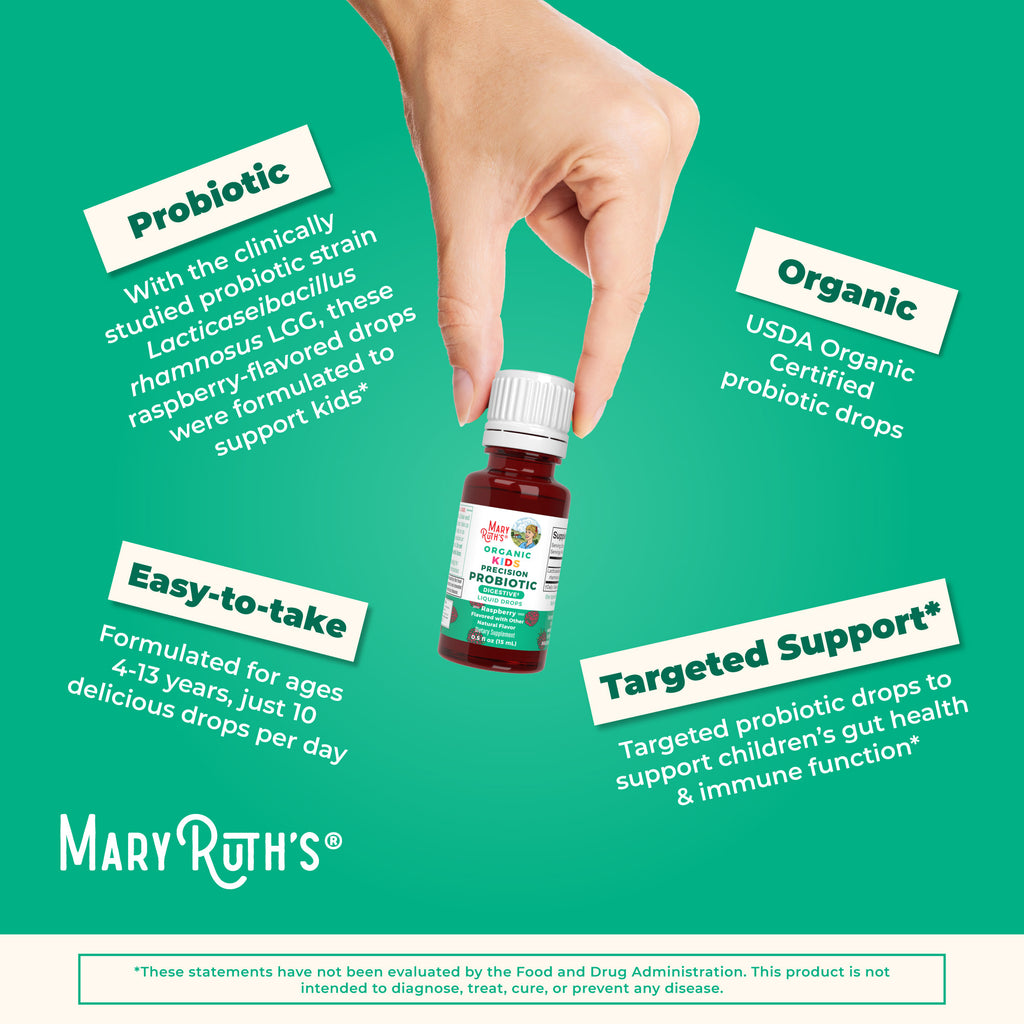 Organic Kids Precision Probiotic Digestive Liquid Drops 9