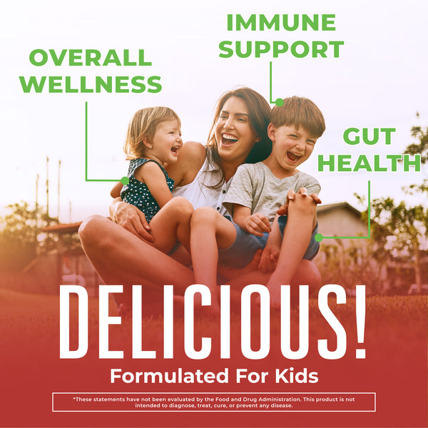 MaryRuth Organic Kids Probiotic Gummies Strawberry Flavor Health Benefits