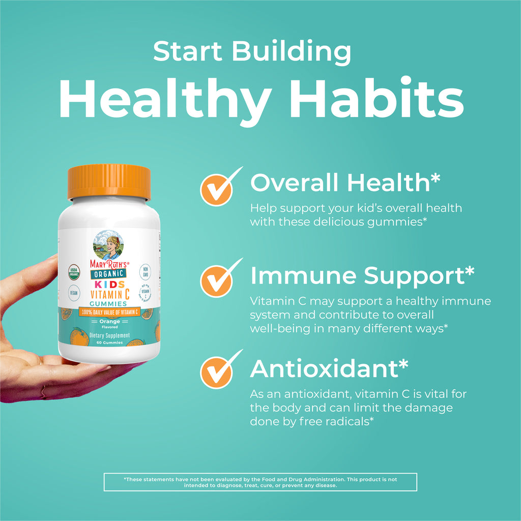 Organic Kids Vitamin C Gummies Healthy Habits