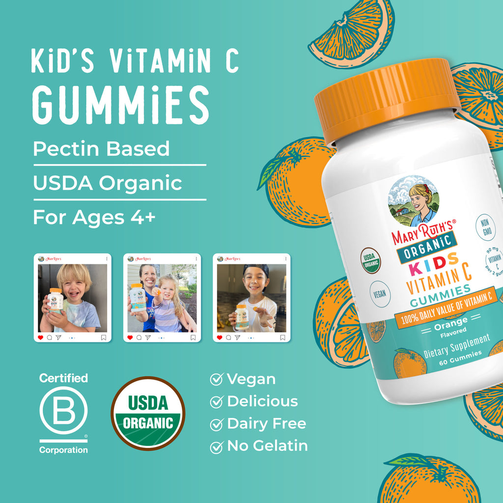 Organic Kids Vitamin C Gummies 8