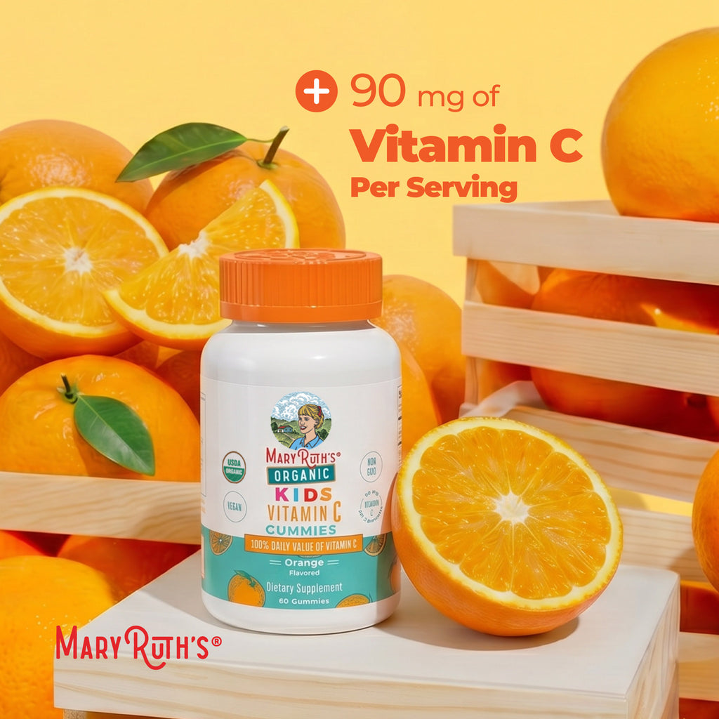 Organic Kids Vitamin C Gummies Orange 60ct Benefits