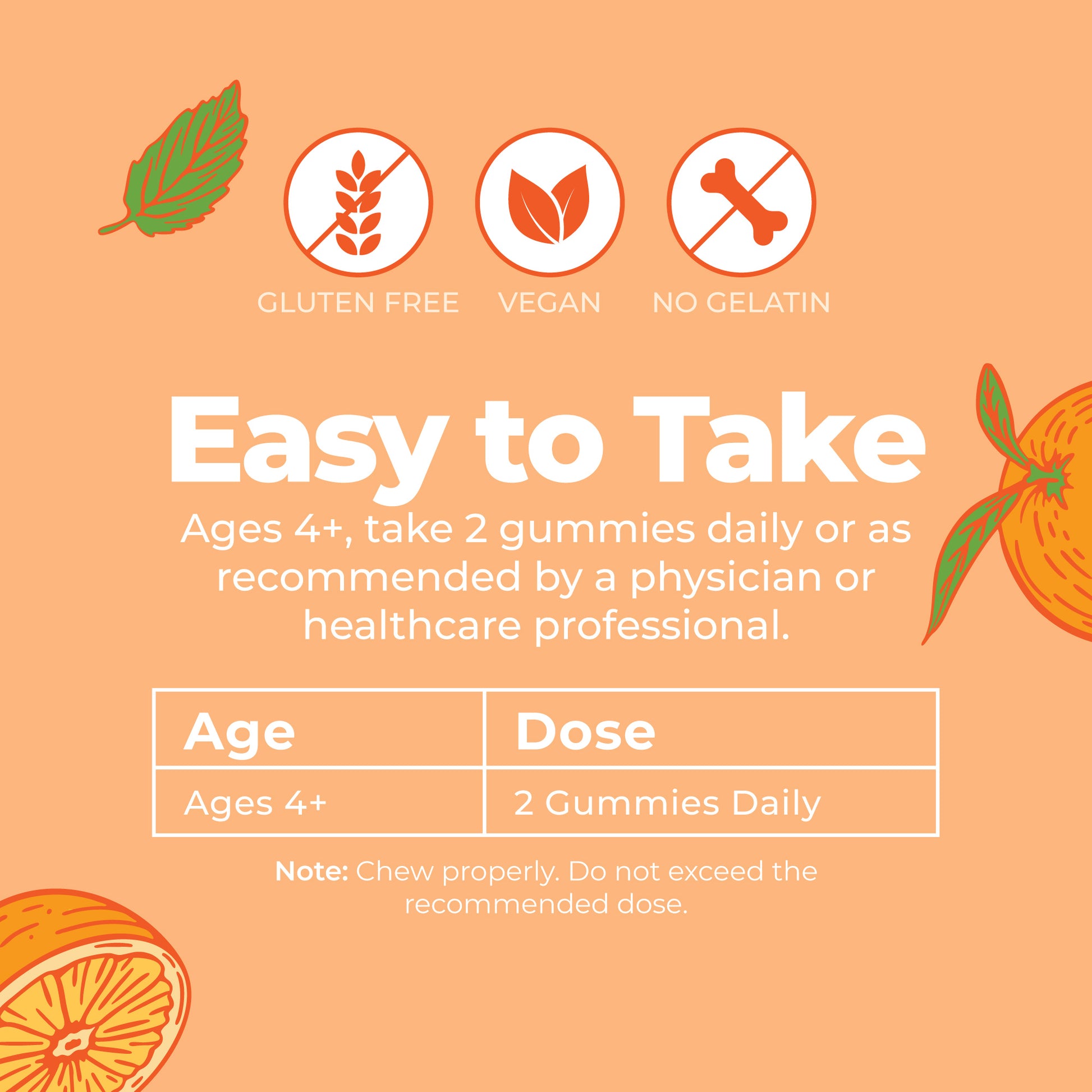Organic Kids Vitamin C Gummies Orange 60ct Easy To Take