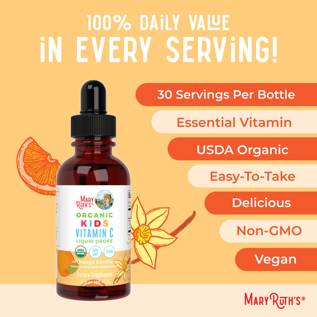 Organic Kids Vitamin C Liquid Drops Ingredients