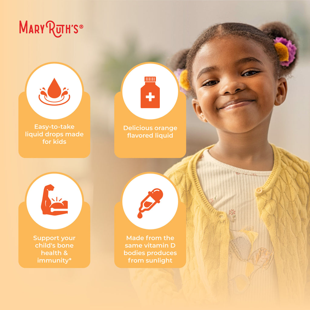 Organic Kids Vitamin D3 Liquid Drops Benefits