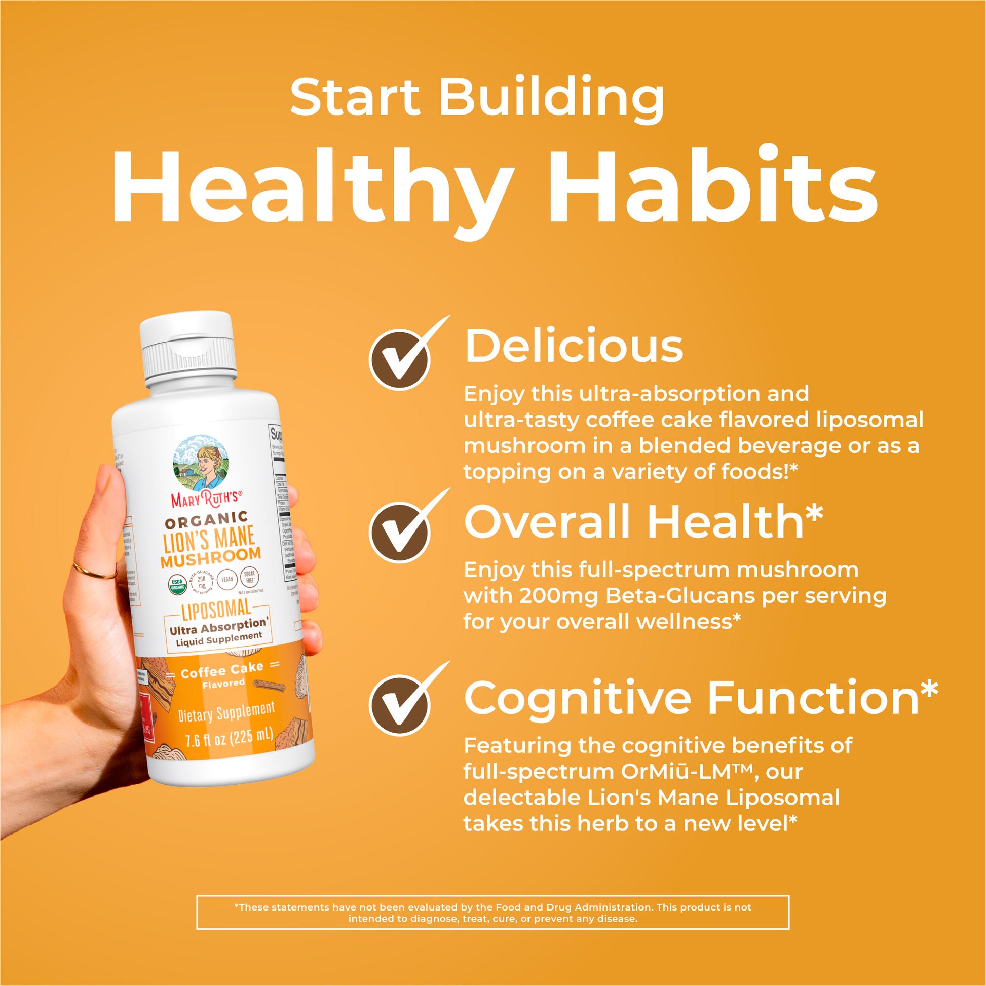 Organic Lion’s Mane Liposomal Healthy Habits