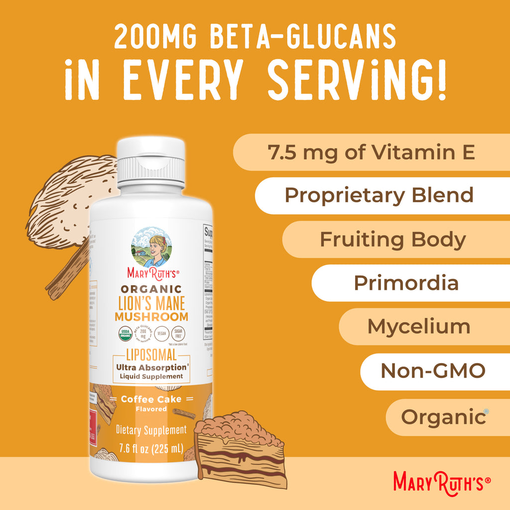 Organic Lion’s Mane Liposomal Ingredients