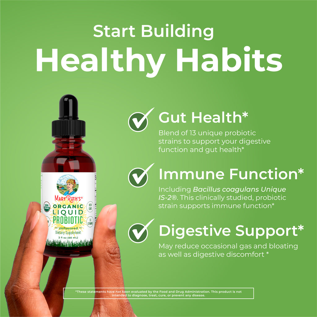 Organic Liquid Probiotic 2oz Healthy Habits
