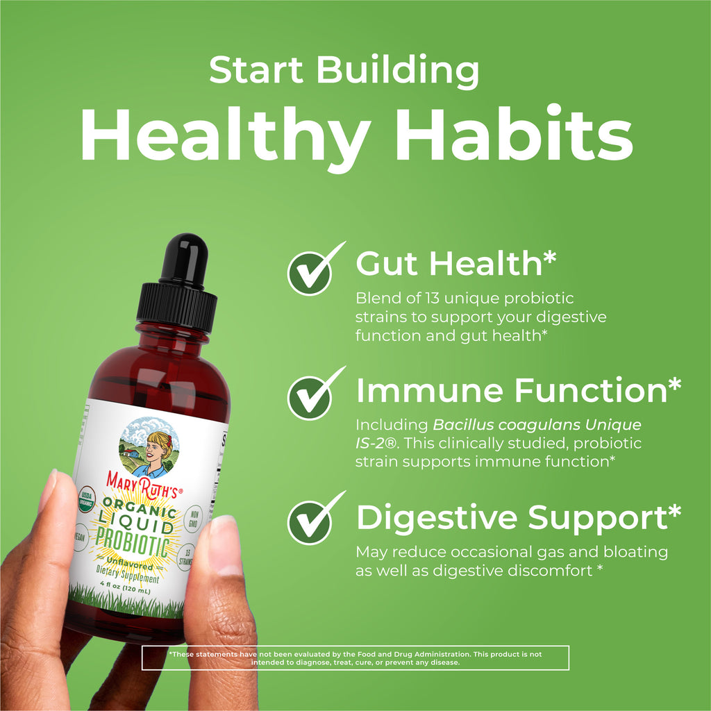 Organic Liquid Probiotic 4oz Healthy Habits