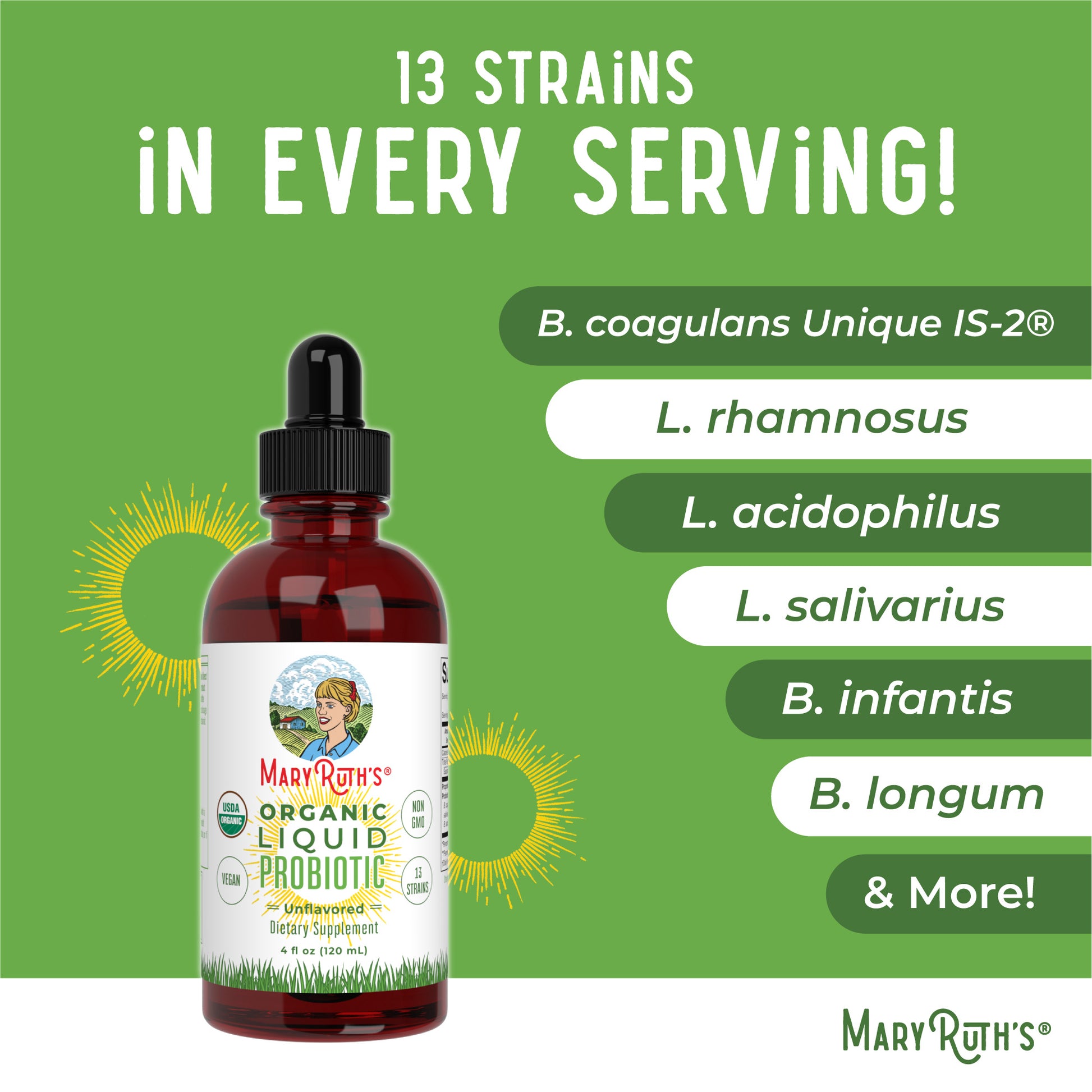 Organic Liquid Probiotic 4oz Ingredients