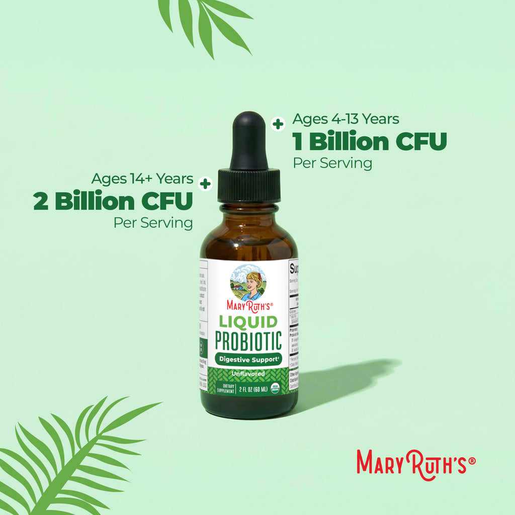 Organic Liquid Probiotic Travel Size Unflavored 2oz Great Flavor Better Benefits
