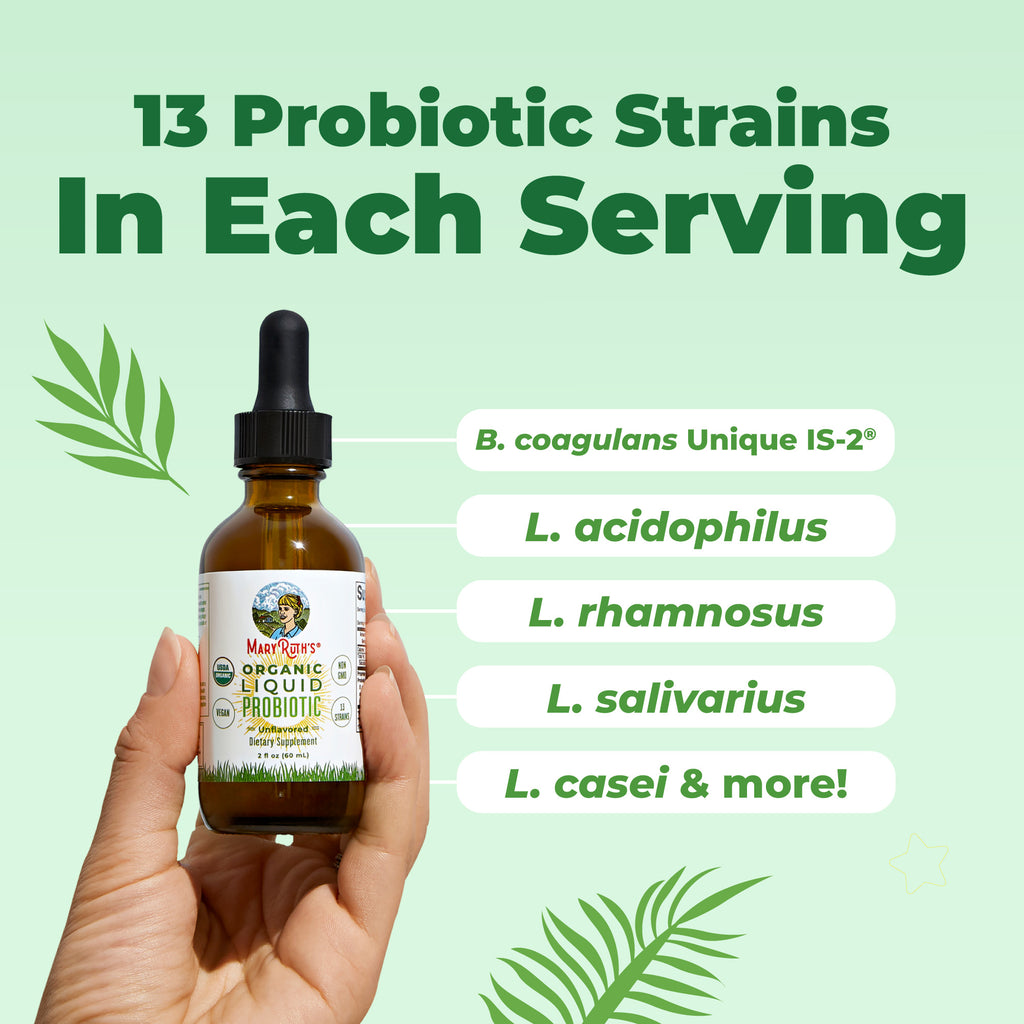 Organic Liquid Probiotic Travel Size Unflavored 2oz Ingredients