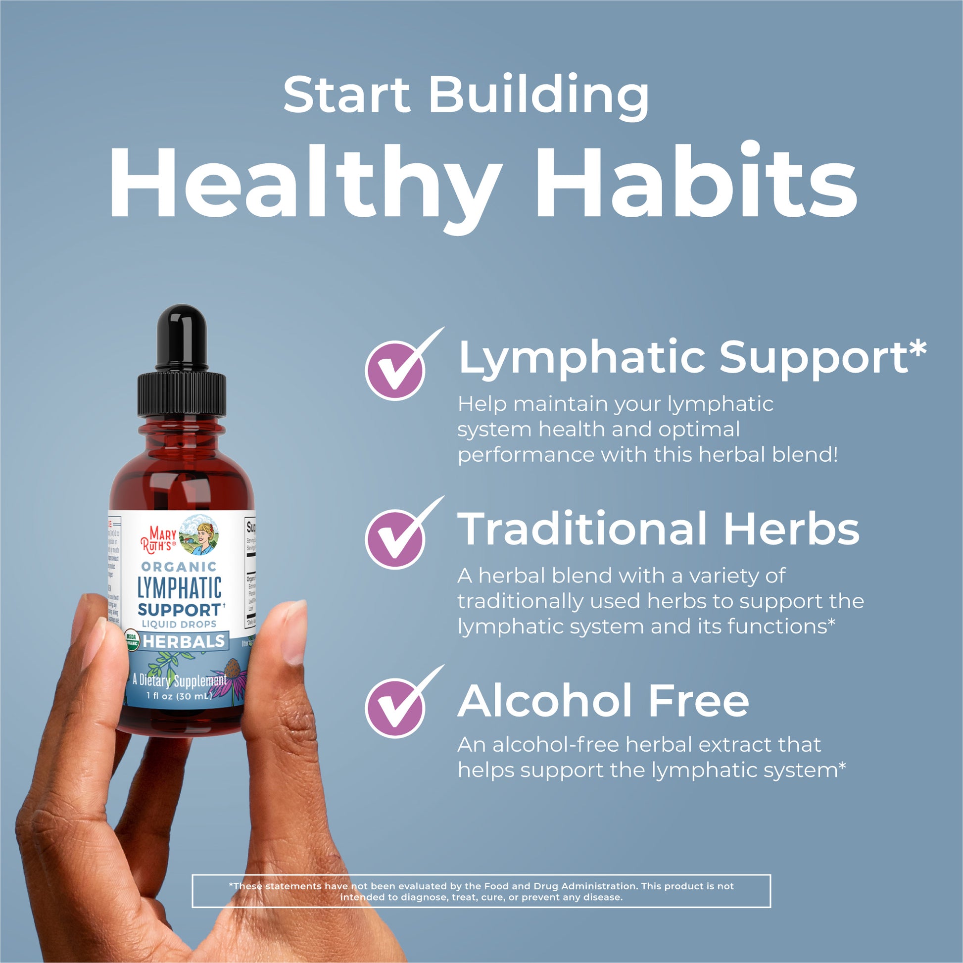 Organic Lymphatic Support Herbal Blend Healthy Habits