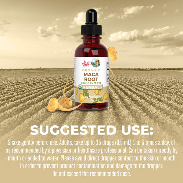 Mary Roots Liquid Organic Liquid Maca Root Drops – MaryRuth Organics